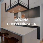 Cocina con península