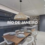 Cocina con isla y tres frontales