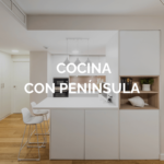 Cocina con península